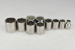Ten Craftsman Usa 3/8" Drive 12-pt Sockets Various Sizes 7/8" - 5/16". Fixed Price $29.95.