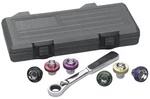 Gearwrench 7 Pc. 3/8" Drive 6 Pt. Magnetic Oil Drain Plug Socket Set, Metric .... Fixed Price $98.00.