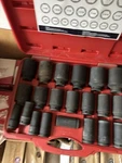 Genius Tools 21 Piece 3/4" Dr. Sae Deep Impact Socket Set,di-621s. Fixed Price $600.00.