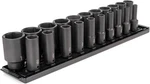 1/2 Inch Drive Deep 6-point Impact Socket Set With Rails, 21-piece 5/16-1-1/2 In. Fixed Price $159.99.