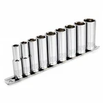 Powerbuilt 9 Piece 3/8 Inch Drive Sae 6 Point Deep Well Socket Set -. Fixed Price $30.91.
