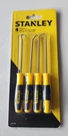Stanley 82-115 Pick Hook Set Textured Rubber Grip 4 Pieces 6". Fixed Price $15.90.