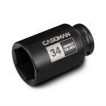 Casoman 1/2" Drive X 34 Mm Deep 6 Pt Impact Socket, Cr-mo, 1/2-inch. Fixed Price $14.72.