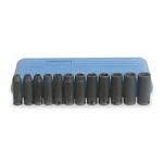 Westward 4yp61 Impact Socket Set, 3/8" Dr, 12 Pc. Fixed Price $39.39.