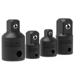 Bates- Impact Socket Adapter And Reducer Set, 4-pcs, 4 Pcs, Black. Fixed Price $12.49.