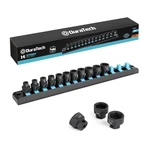 Duratech 3/8" Drive Stubby Impact Socket Set 14pc Metric Low Profile Cr-mo. Fixed Price $73.14.