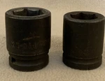 Armstrong Sockets 21-036 & 21-032 Drive Impact 1-1/8 1 6 Pt Usa. Fixed Price $20.40.