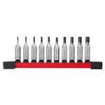 Milwaukee 48-22-9540 Tool 10pc 1/4" Drive Hex Bit Socket Set - Sae. Fixed Price $81.27.