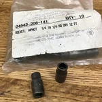 Lot Of 10 Wms Impact Socket 12-point 1/4" Sae M-1208. Fixed Price $24.00.