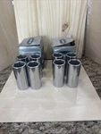 2 Boxes Of 4 New Williams 1-1/8 6 Point Deep Socket, Total 8 Socket Heads. Fixed Price $48.00.