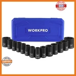 Workpro 1/2" Drive Shallow Impact Socket Set 14pcs Metric Cr-v Steel 6-point Wit. Fixed Price $44.58.