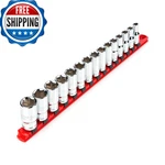 Tekton 1/2 Inch Drive Shallow 6-point Socket Set Rail 15-piece 10 - 24 Mm. Fixed Price $89.77.