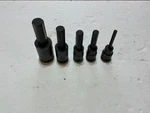 Proto 5 Pc Metric Hex 1/2" Drive Impact Sockets 6-17mm Usa Made. Fixed Price $80.00.
