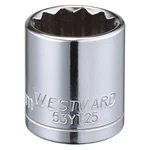 Westward 53yt25 Socket, Steel, Chrome, 17 Mm. Fixed Price $3.20.