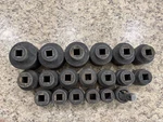 Oem Snap-on 3/4 Socket Set 1-1/8 2-3/8 Shallow Impact. Fixed Price $1299.00.