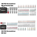 Arrow 1/4" 48-piece Screwdriver Bit&socket Set /59-piece Bit Usa. Fixed Price $22.99.