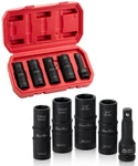 Bates- Lug Nut Impact Socket Set, 5 Pcs, Set 1/2 Drive, 21mm.... Fixed Price $35.66.