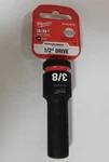Milwaukee 49-66-6220 Shockwave Impact Duty 1/2" Drive 3/8" Deep Socket. Fixed Price $14.95.