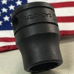 Snap-on Shallow Socket 3/8" Gf121 Drive 12 Pt As Pictured Mechanic Tool. Fixed Price $13.45.