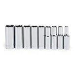 Crescent 9 Piece 3/8 Drive 6 Point Deep Sae Socket Set - Csas6n. Fixed Price $59.41.