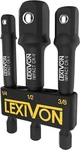 Impact Grade Socket Adapter Set, 3" Extension Bit With Holder 3-piece 1/4", 3/. Fixed Price $14.33.