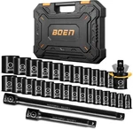 Boen 3/8" Drive Impact Socket Set, 29 Piece Shallow 29pcs Sae+metric. Fixed Price $64.99.