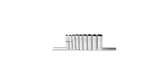 1/4 In. Drive Deep Well Metric Socket Set (9-piece). Fixed Price $24.25.