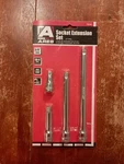 Ares Socket Extension Set 3/8" Drive 70244 Silver. Fixed Price $23.99.