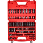 Vevor 64 Pc 3/8" Drive Impact Socket Set Sae Metric Cr-v Ratchet Case Red Black. Fixed Price $110.99.
