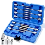 Rizom 15-pc 3/8" Drive Extra Long Torx Bit Socket Set T10-t60 Star Crv S2. Fixed Price $43.09.