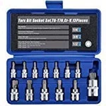 Torx Star Bit Socket Set,1/2" 3/8" 1/4" Drive, T8 - T70, S2 And Cr-v Steel,13.... Fixed Price $27.69.