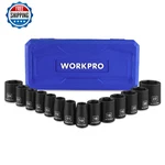 Workpro 1/2 Drive Shallow Impact Socket Set, Metric Cr-v Steel 6-point S. Fixed Price $44.07.