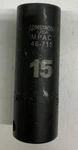 Armstrong 46-715 15mm Long 6-point Impact Socket 3/8" Drive. Fixed Price $12.26.