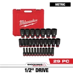 Shockwave 1/2 In. Drive Metric 6 Point Impact Socket Set (29-piece). Fixed Price $223.97.