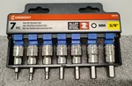 Brand New Crescent Cbss1n Alloy Steel 7pcs Hex Bit Metric Socket Set Mm 3/8 Inch. Fixed Price $17.50.