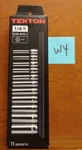 Tekton Inch Drive Deep 6 Point Socket Set W/ Twist Lock Rail 11pc 5/32 - 9/16". Fixed Price $27.99.