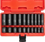 Neiko 02434a 3/8-inch-drive Standard And Deep Impact Socket Set, 6-point Sae .... Fixed Price $48.55.