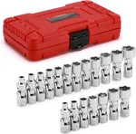 19pcs 1/4" Drive Universal Joint Socket Set, Metric(5mm To 15mm) & Sae(3/16". Fixed Price $75.99.