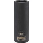 Dewalt 18 Mm X 1/2 In. Drive Metric 6 Point Deep Impact Socket. Fixed Price $18.60.