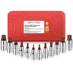 Getlitool 1/2 Inch Xzn Triple Square Spline Bit Socket Set, 12 Pcs Xzn-12pcs. Fixed Price $43.99.