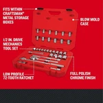Nib Craftsman Mechanics Tool Set, 33 Piece, 1/2 Inch Drive Sae/metric Cmmt12122. Fixed Price $87.50.