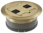 Rf406bp Floor Box Cover With 15a 125v Outlet Included Brass Plate. Fixed Price $157.21.