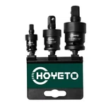 Hoyeto Impact Universal Joint Socket Swivel Set, 3-piece, 1/4-1/2 Inch, Black. Fixed Price $22.47.