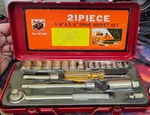 Buffalo 21-piece Socket Set 02-248 - Sae, 1/4" And 3/8" Drive. Fixed Price $40.00.