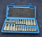 Sunhzmckp 31 Piece Allen Socket 1/4", 3/8", & 1/2" Drive Hex Bit. Fixed Price $38.47.