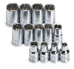 Sk Tools Usa 3/8" Drive, 13 Piece, 12 Point, Standard Metric Chrome Socket Set:. Fixed Price $106.00.