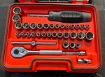 Proto 36pc 1/4 Drive Socket Set Sae Metric 1/8 - 5/8 & 4mm 16mm J47336s New. Fixed Price $239.97.