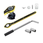 Qisf 4pcs Car Wrench Set,14-20inch Telescoping Lug Nut Wheel With Stan.... Fixed Price $28.51.