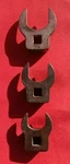 Proto Slim Line U S. Govt Issue Crowfoot Socket Lot Of 3 1"/"7/8/"13/16".. Fixed Price $38.00.