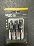 Klein Tools 65813sw Swivel Impact Driver Socket Adapter 3 Piece Set New. Fixed Price $19.95.